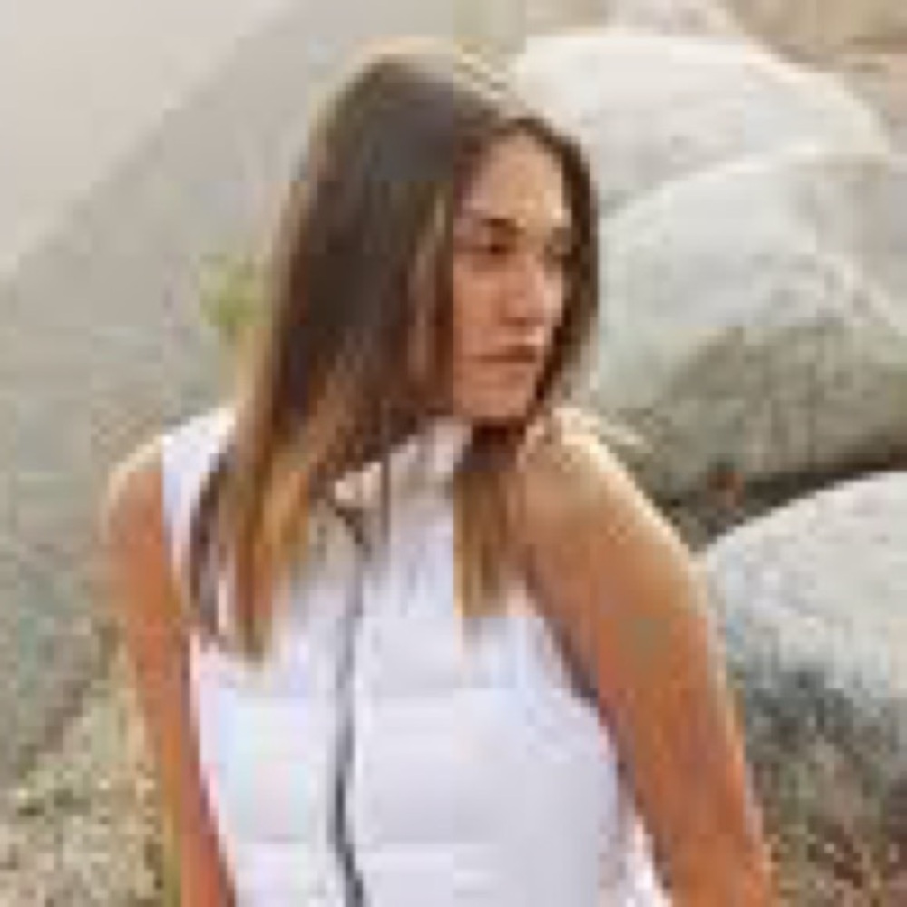 Women's White Hooded Vest